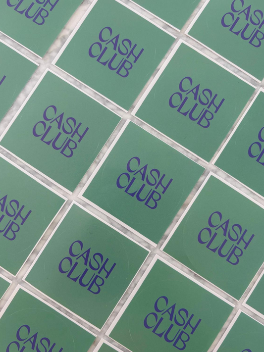 50 Pegatinas Cash Club